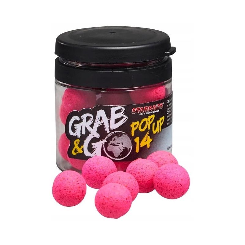 KULKI STARBAITS GRAB & GO POP UP 14mm STRAWBERRY