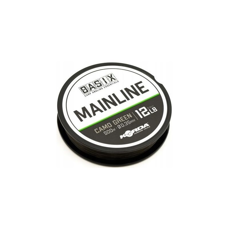 ŻYŁKA KORDA BASIX MAIN LINE 0,40mm 500m CAMO GREEN