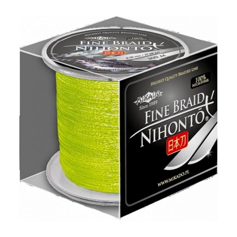 PLECIONKA NIHONTO FINE BRAID FLUO 0,25mm 300m