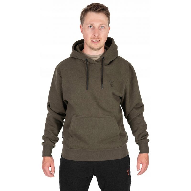 BLUZA FOX COLLECTION HOODY GREEN BLACK XL 