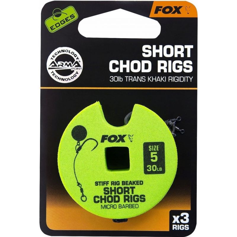 PRZYPON FOX CHOD RIG SHORT ROZM 5 30lb