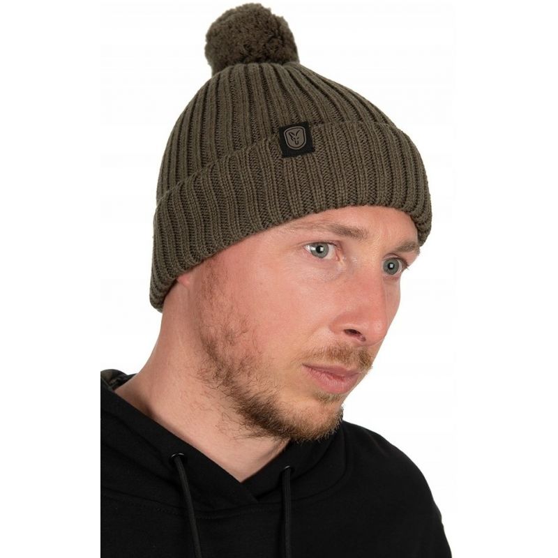 CZAPKA ZIMOWA FOX MERINO BOBBLE OLIVE 