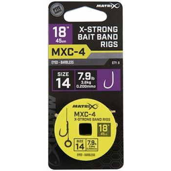 PRZYPONY MATRIX FEEDER MXC-4 Z GUMKĄ 14 BARBLESS