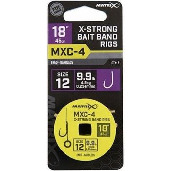 PRZYPONY MATRIX FEEDER MXC-4 Z GUMKĄ 12 BARBLESS
