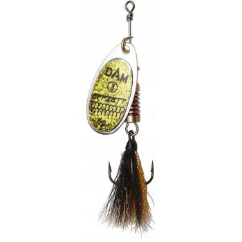 BŁYSTKA OBROTOWA DAM SPINNER DRESSED GOLD 3 6g