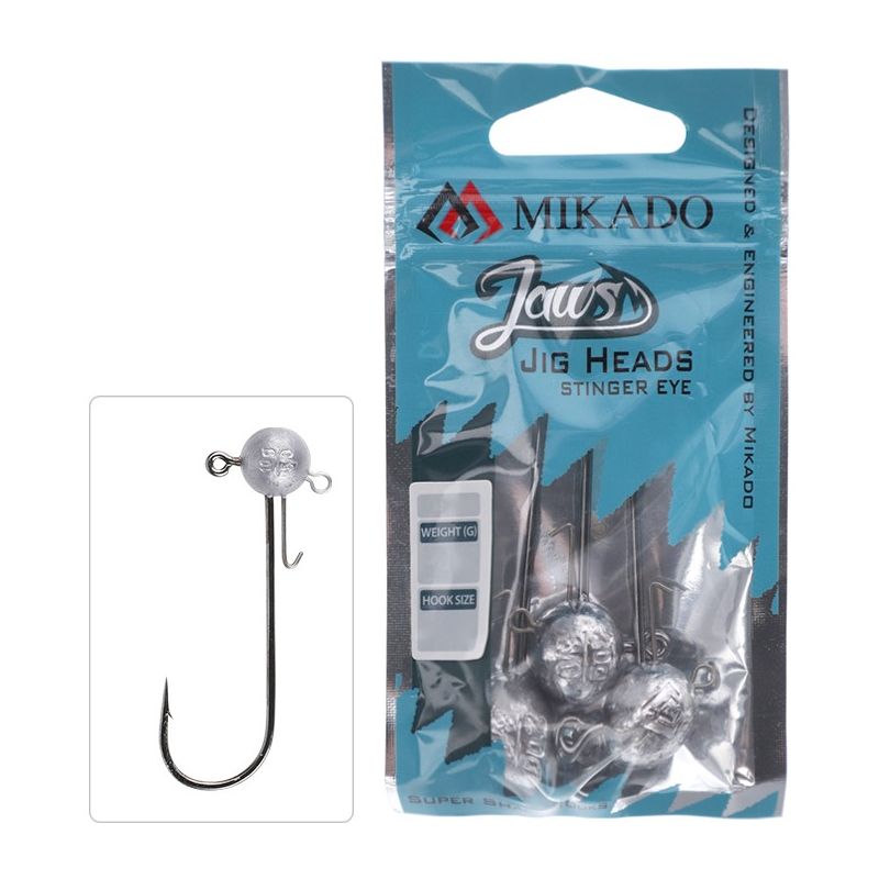 GŁÓWKI JIGOWE MIKADO JAWS STINGER BN 10g 6/0 3szt