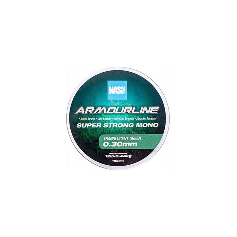 ŻYŁKA NASH ARMOULINE MONO GREEN 0,30mm 1000m 12lb