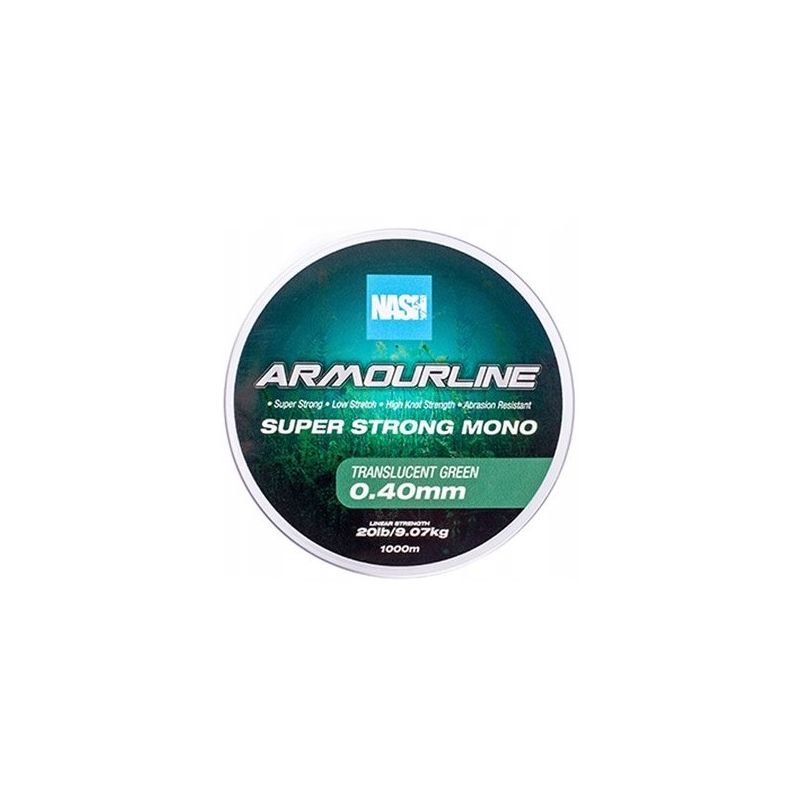 ŻYŁKA NASH ARMOULINE MONO GREEN 0,40mm 1000m 20lb