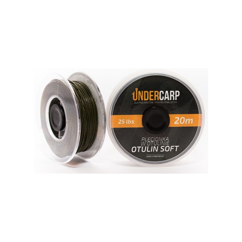 PLECIONKA UNDERCARP W OTULINIE 20m 25lbs ZIELONA 