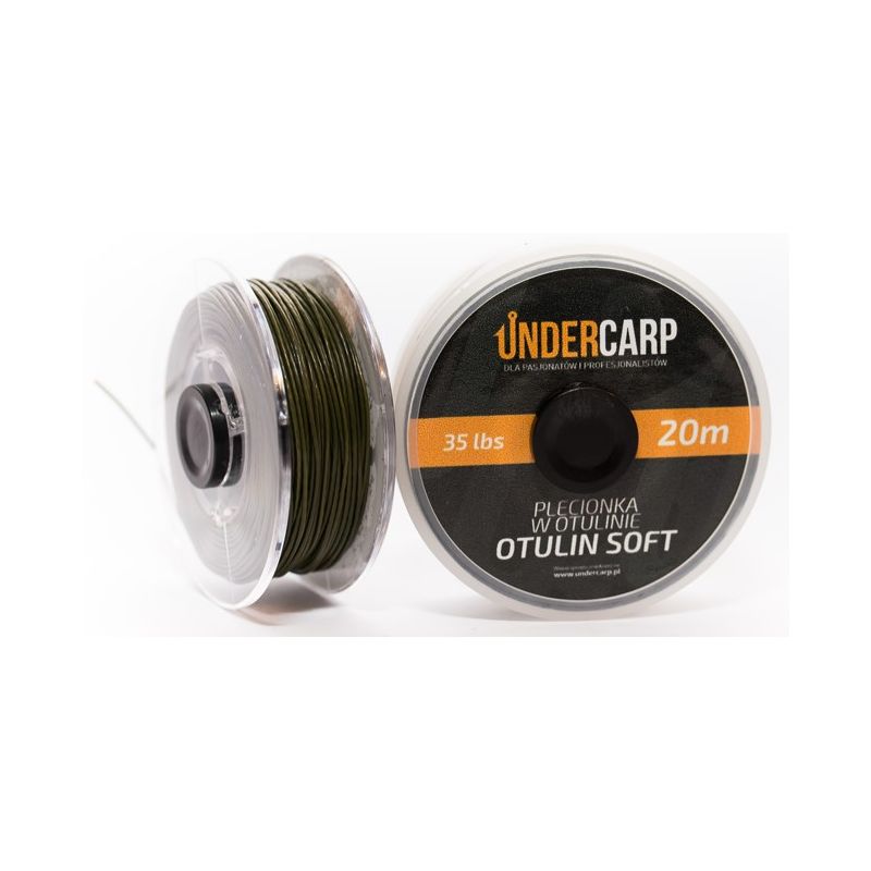 PLECIONKA UNDERCARP W OTULINIE 20m 35lbs ZIELONA 