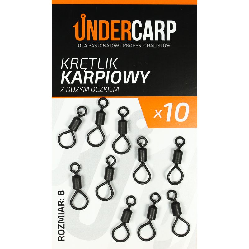 KRĘTLIKI UNDERCARP Z DUŻYM OCZKIEM 8 KARPIOWE