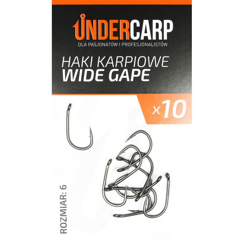 HAKI UNDERCARP WIDE GAPE 6 TEFLONOWE KARPIOWE