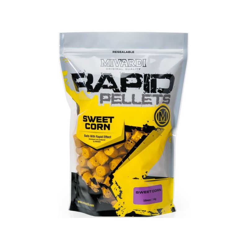 PELLET MIVARDI RAPID 1kg 4mm SWEET CORN KUKURYDZA