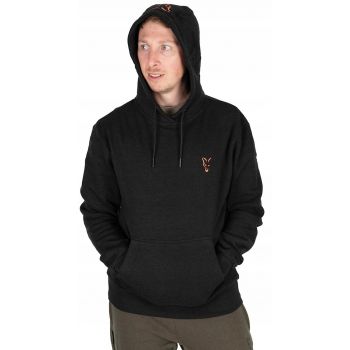 BLUZA FOX COLLECTION HOODY BLACK ORANGE S
