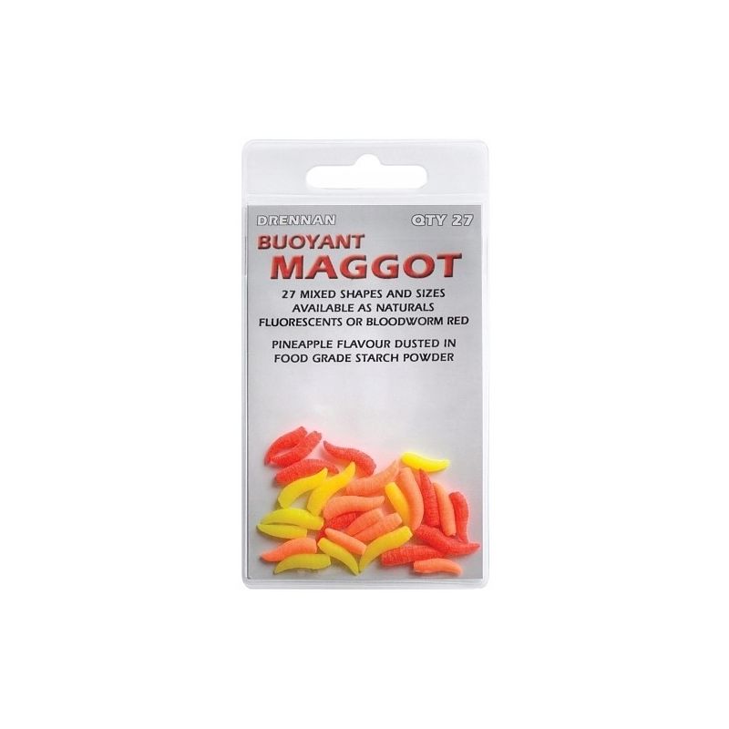 SZTUCZNE ROBAKI DRENNAN BUOYANT MAGGOT FLUO