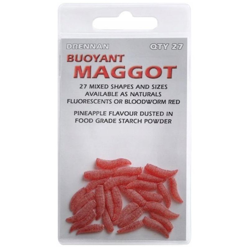 SZTUCZNE ROBAKI DRENNAN BUOYANT MAGGOT CZERWONE 
