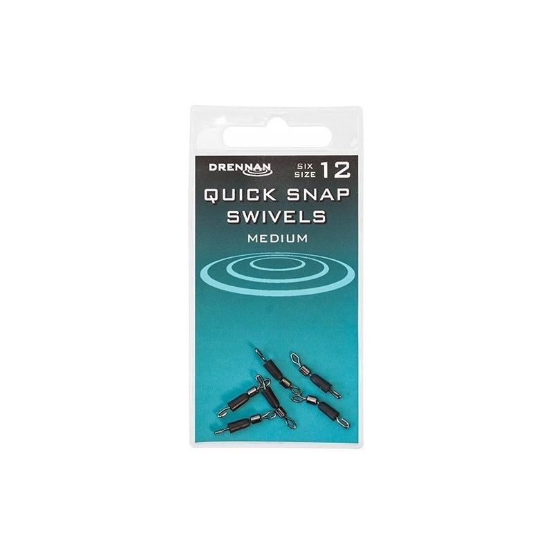 ŁĄCZNIK DRENNAN QUICK SNAP SWIVEL NR. 12  6szt