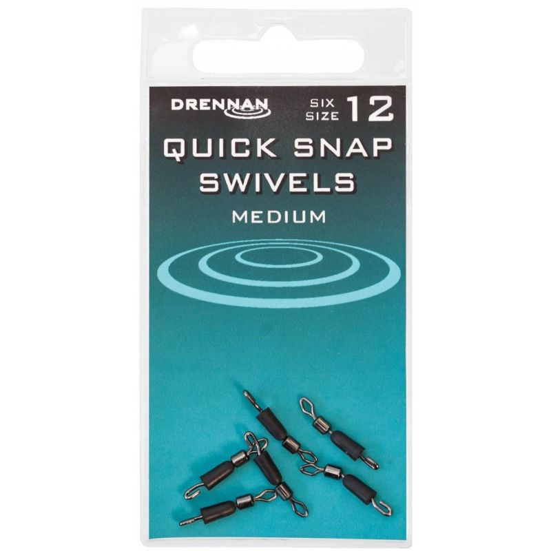 ŁĄCZNIK DRENNAN QUICK SNAP SWIVEL NR. 18 6szt