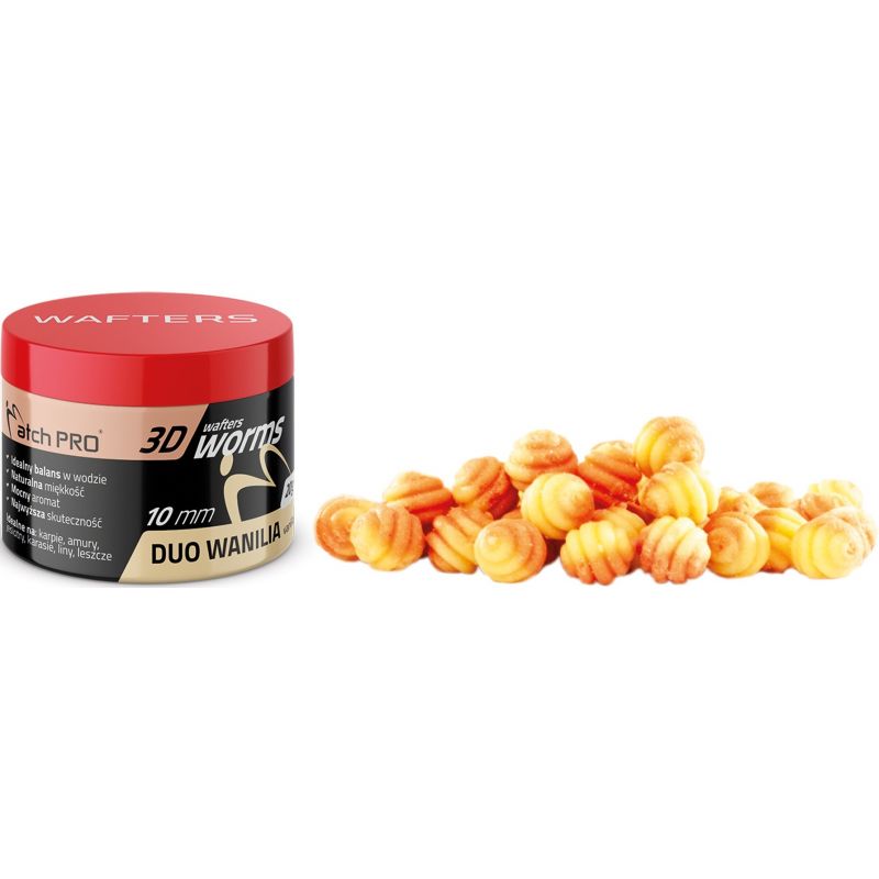 WAFTERS MATCH PRO 3D WORMS DUO VANILLE 10mm 20g