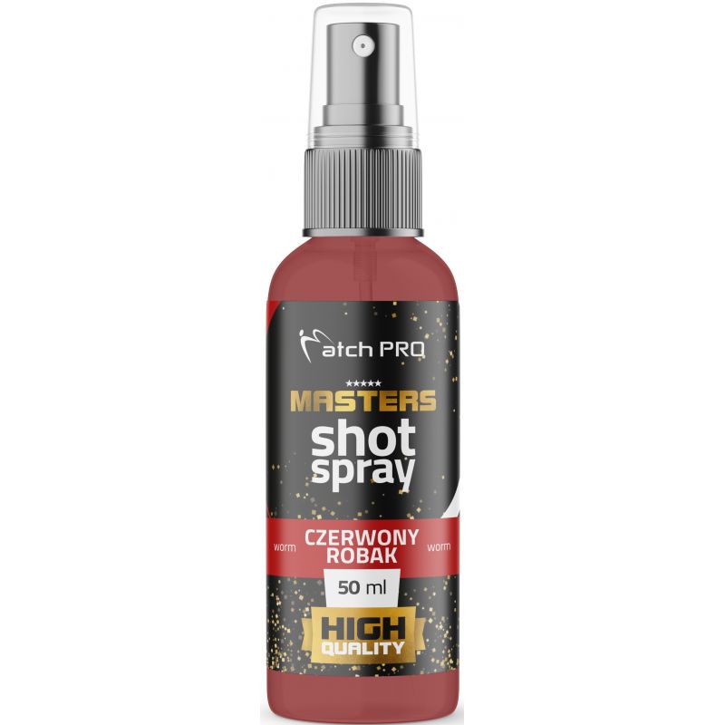SPRAY MATCH PRO MASTER SHOT CZERWONY ROBAK 50ml