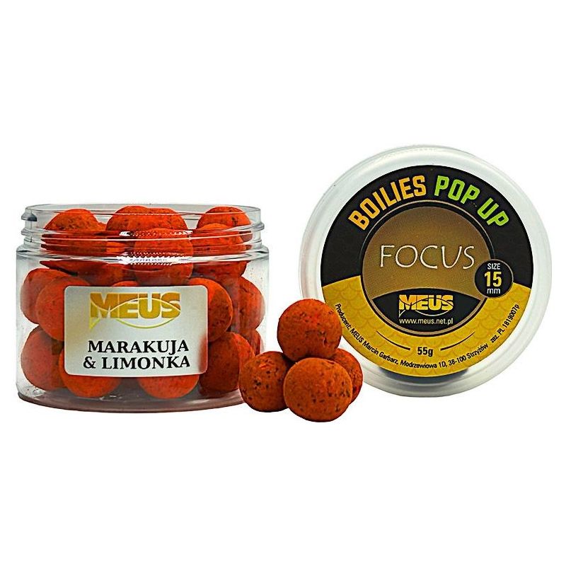 KULKI MEUS POP UP FOCUS 55g 15mm MARAKUJA LIMONKA