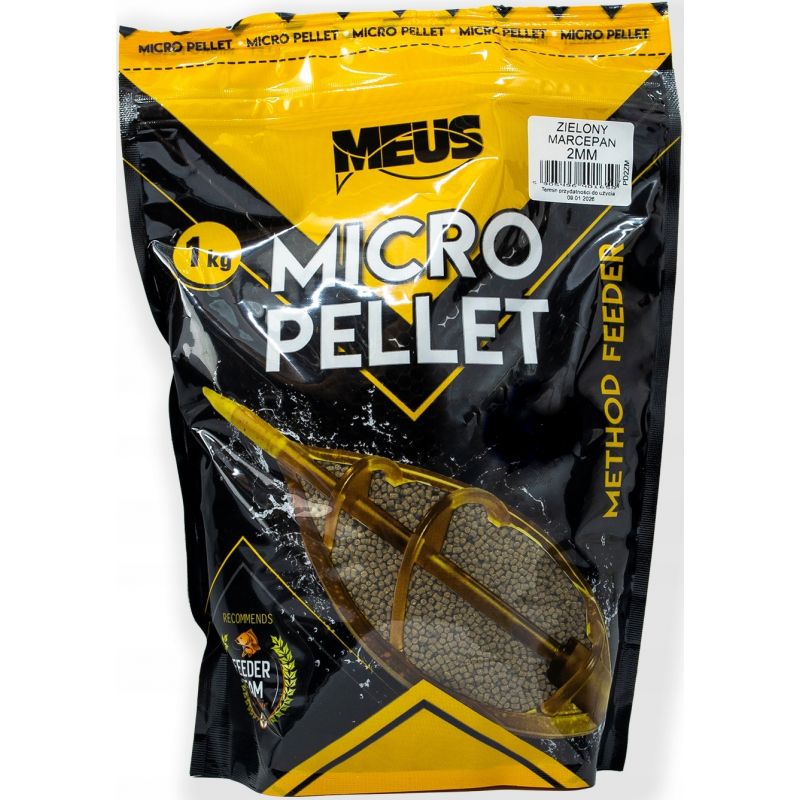 PELLET MEUS GRANULAT DURUS 1kg 2mm ZIELONY MARCEPA