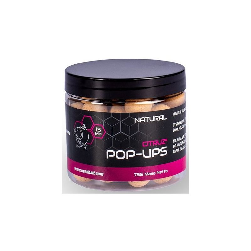 KULKI NASH CITRUZ POP UP 20mm 75g NATURAL 
