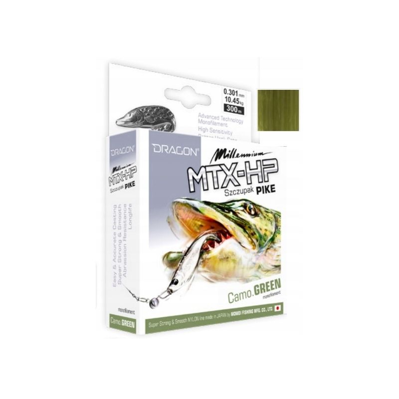 ŻYŁKA DRAGON MILLENIUM MTX-HP SZCZUPAK 150m 0.20mm