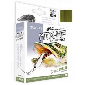 ŻYŁKA DRAGON MILLENIUM MTX-HP SZCZUPAK 150m 0.22mm
