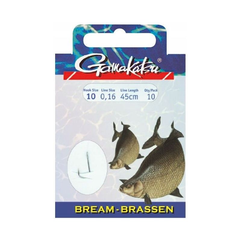 HACZYKI WIĄZANE GAMAKATSU BREAM 1310N 14 0.12mm 45