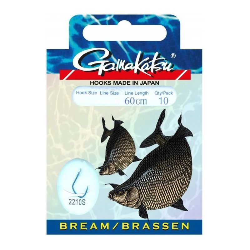HACZYKI GAMAKATSU BREAM 2210S PRZYPON 0,18mm 10