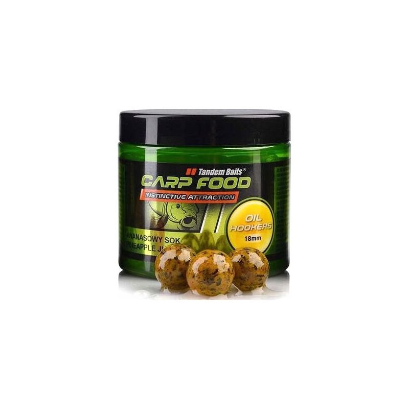 KULKI TANDEM BAITS OIL HOOKERS 18mm WANILIA ŚMIETA