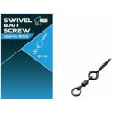 WKRĘT Z KRĘTLIKIEM NASH SWIVEL BAIT SCREW 13mm