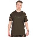 KOSZULKI T-SHIRT FOX OUTLINE KHAKI CAMO ROZMIAR XL