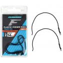 SKRĘTKA FLAGMAN ELASTIC FEEDER RIG 14cm 2szt GUMOW