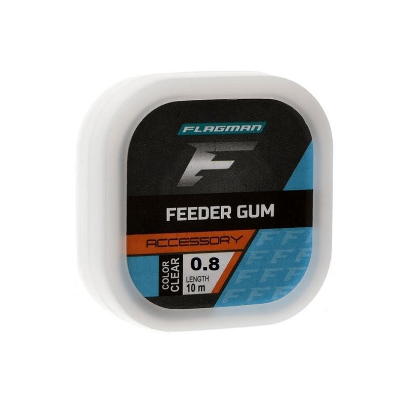 AMORTYZATOR FLAGMAN FEEDER GUMA 0.80mm 10m CLEAR