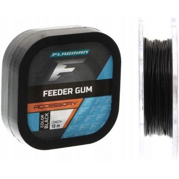 AMORTYZATOR FLAGMAN FEEDER GUMA 1.00mm 10m BLACK