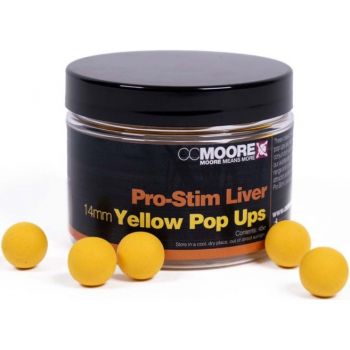 KULKI CC MOORE PRO-STIM LIVER YELLOW POP UPS 14mm 