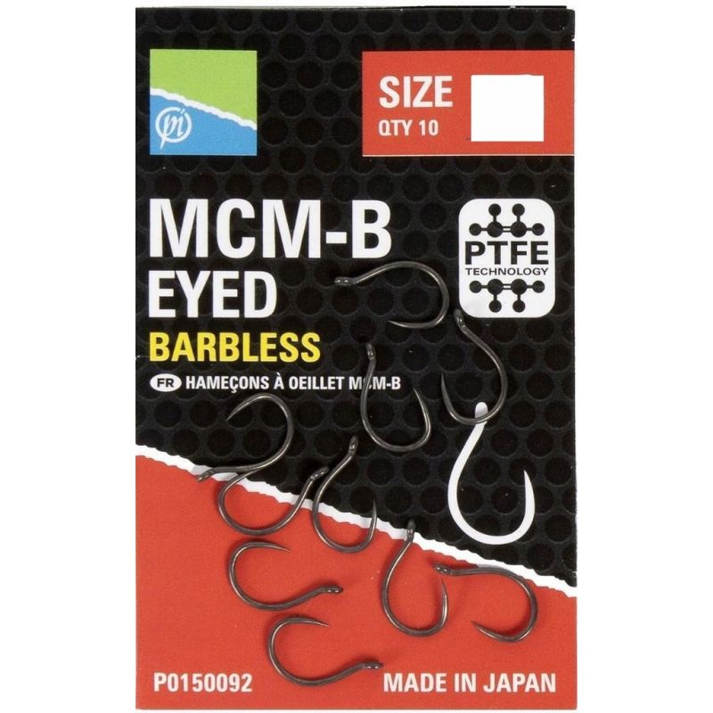 HACZYKI PRESTON MCM-B SIZE 12 10szt BEZZADZIOROWE