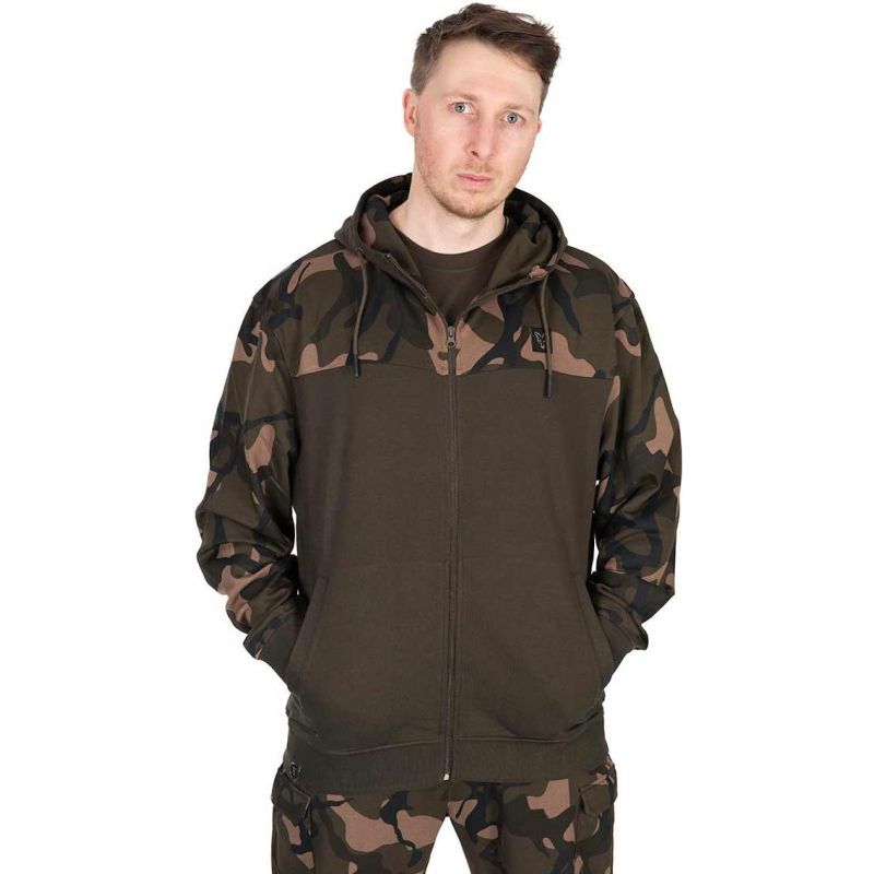 BLUZA FOX LW KHAKI CAMO SPLIT ZIP HOODY ROZM L