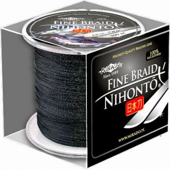 PLECIONKA NIHONTO FINE BRAID BLACK 0,14mm 300m