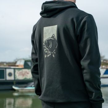 BLUZA NASH MAKE IT HAPPEN HOODY FISH BLACK 3XL