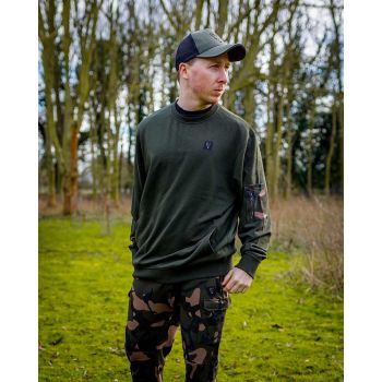BLUZA FOX LW KHAKI PULLOVER JUMPER ROZM S 