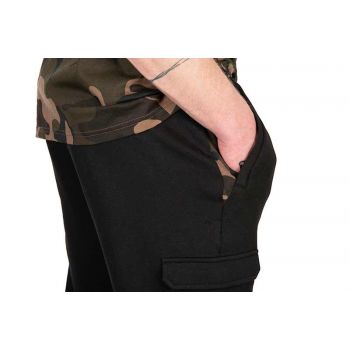 SPODNIE FOX LW BLACK CAMO COMBAT JOGGERS  XXXL