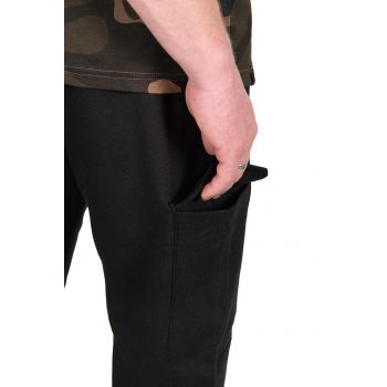 SPODNIE FOX LW BLACK CAMO COMBAT JOGGERS  XXXL