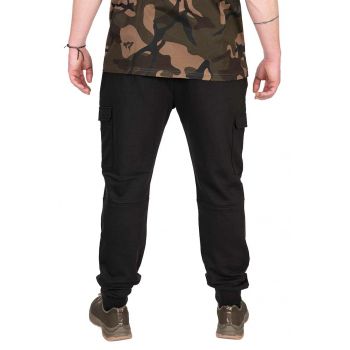 SPODNIE FOX LW BLACK CAMO COMBAT JOGGERS ROZM M