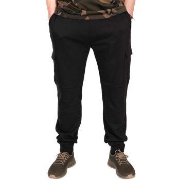 SPODNIE FOX LW BLACK CAMO COMBAT JOGGERS ROZM S 