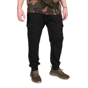 SPODNIE FOX LW BLACK CAMO COMBAT JOGGERS ROZM S 