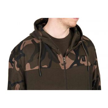 BLUZA FOX LW KHAKI CAMO SPLIT ZIP HOODY ROZM XXXL