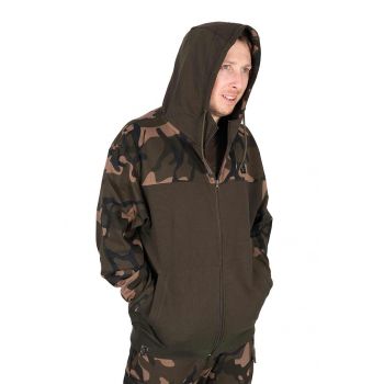 BLUZA FOX LW KHAKI CAMO SPLIT ZIP HOODY ROZM XXL